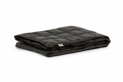 Дорожный плед пуховый 140х200 German Grass Travel Plaid&Pillow Black Черный