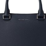 MICHAEL KORS MK Cooper Commute Cow Leather Shoulder Bag, Handbag, Briefcase Large Men"s Marine Blue