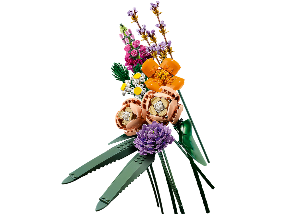 Конструктор Лего Креатор Эксперт Букет цветов | LEGO Creator Expert Flower Bouquet 10280 — 756 деталей (18+)