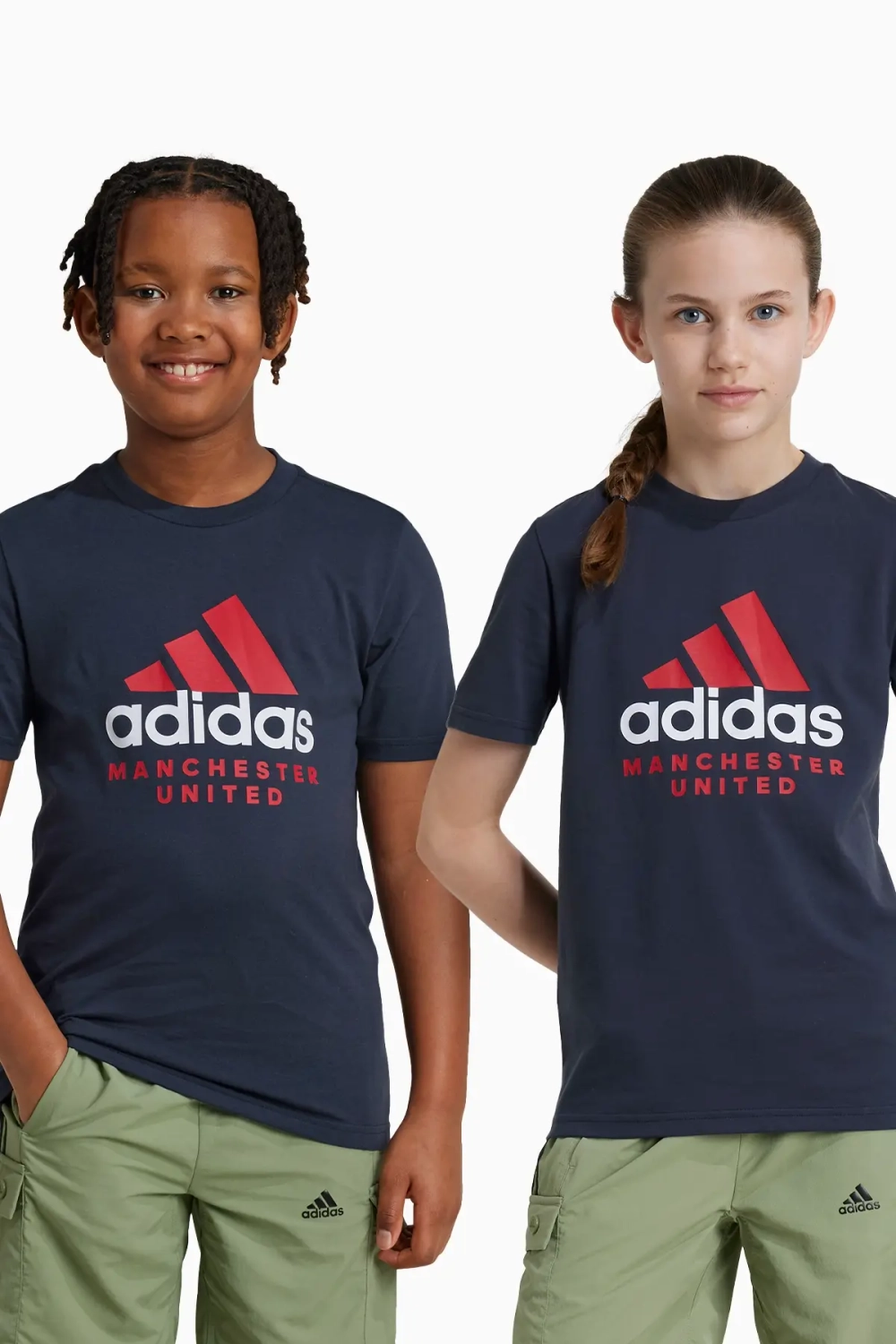 Футболка adidas Manchester United 25/26 Tee Junior - черный