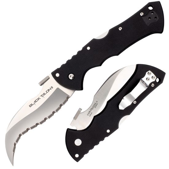 Нож Cold Steel 22BS Black Talon 2 Serrated Edge