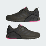 Кроссовки Adidas Dropset 3 (Темно-Зеленые с Розовым)