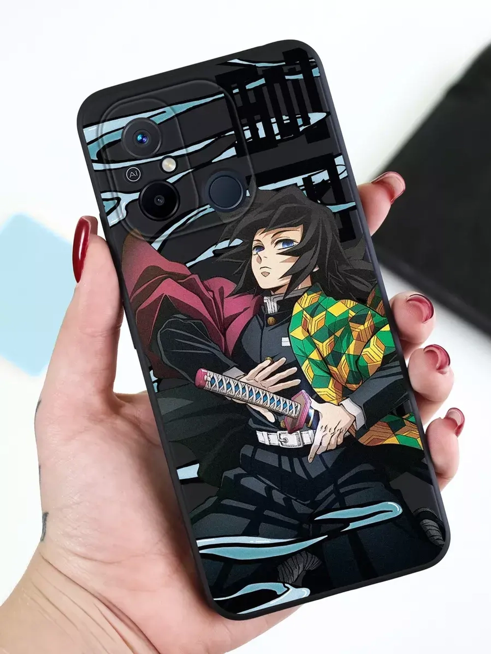 Чехол для Xiaomi Redmi 12C и Poco C55 с принтом