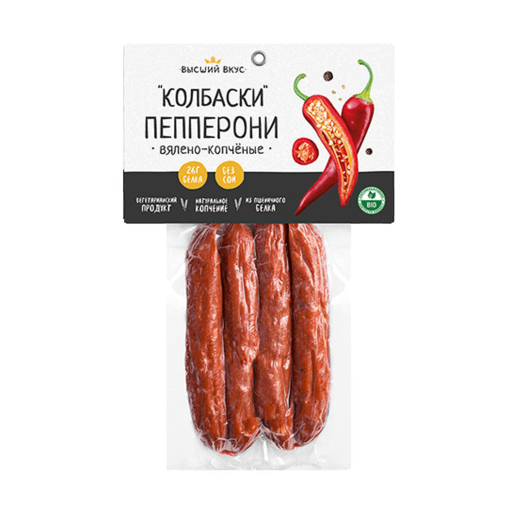 Колбаски Пепперони Высший Вкус, 120 г