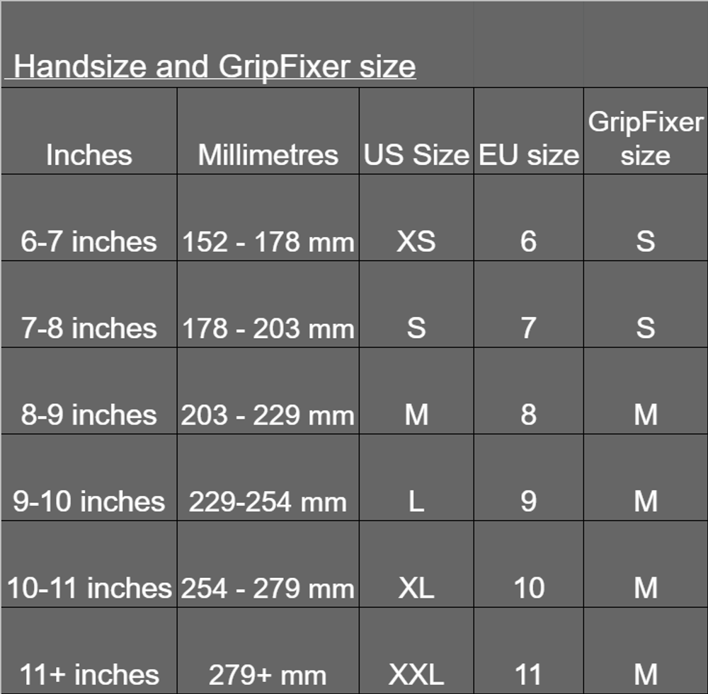 GripFixer Tennis Small Left - небесный