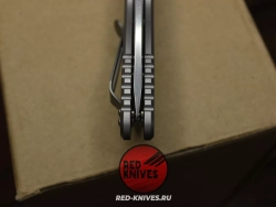 Нож HINDERER XM-18 AUTO SPEARPOINT TITANIUM - серая рукоять RK-471