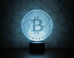 3Д-светильник "Биткоин" (Bitcoin)
