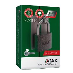 Замок навесной AJAX PD-01-50 /42237/