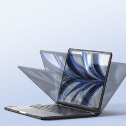 Двухкомпонентный чехол для ноутбука MacBook Air 15.3 (2023, 2024-2025) от Dux Ducis, серии LCGH Series Protective Case