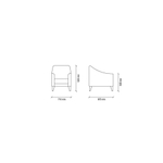 Кресло ENZA HOME FABIA EH53816