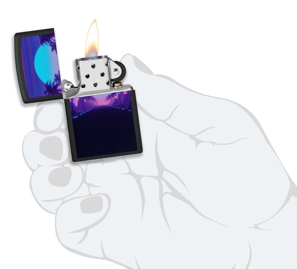 Зажигалка Zippo Sunset Black (49809) 5