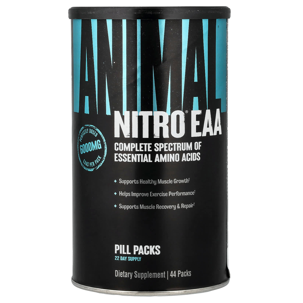 Animal, Nitro® EAA, полный спектр незаменимых аминокислот, 44 пакетика