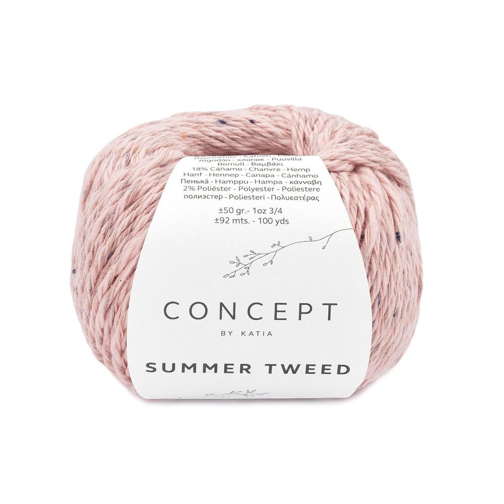 Пряжа Katia (Катя) Summer Tweed / уп.10 мот. по 50 г, 92 м, 1324.61 Пряжа Katia (Катя) Summer Tweed / уп.10 мот. по 50 г, 92 м, 1324.61