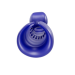 Синий мастурбатор SVibe Evo с вибрацией (Цвет: синий)