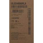 Телевизор LG OLED48B6RLA.ARUG 48" OLED 4K Ultra HD коричневый/серый
