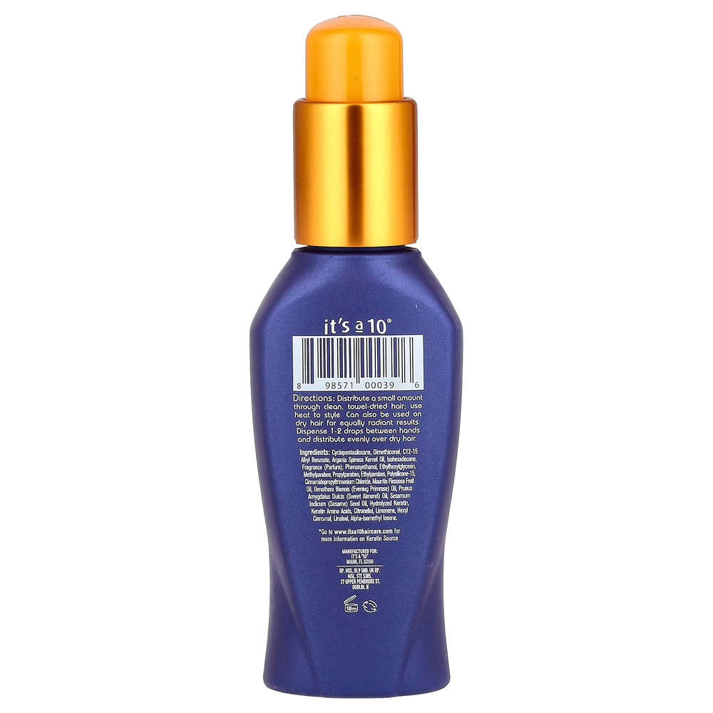 It's a 10, Miracle Oil, Plus Keratin®, 88,7 мл (3 жидк. унц.)