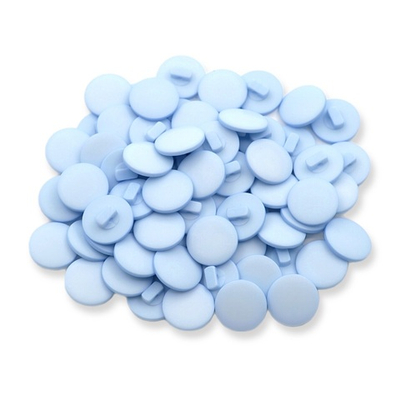 Пуговицы на ножке 24L=15 мм, (Blue1 (синий1)) NE68, 72 шт