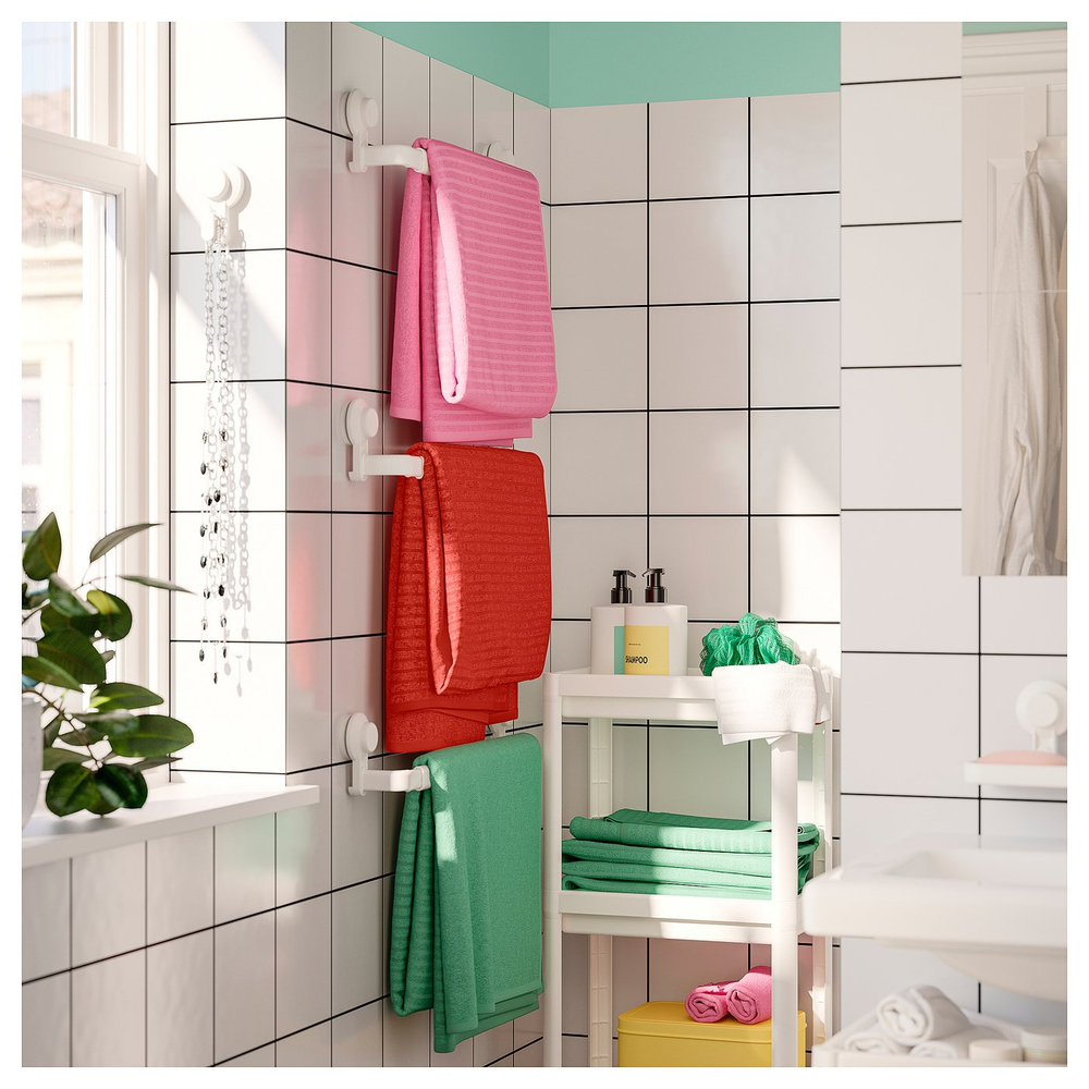 IKEA TISKEN  (ИКЕА ТИСКЕН)  -  Держатель на присоске - белый