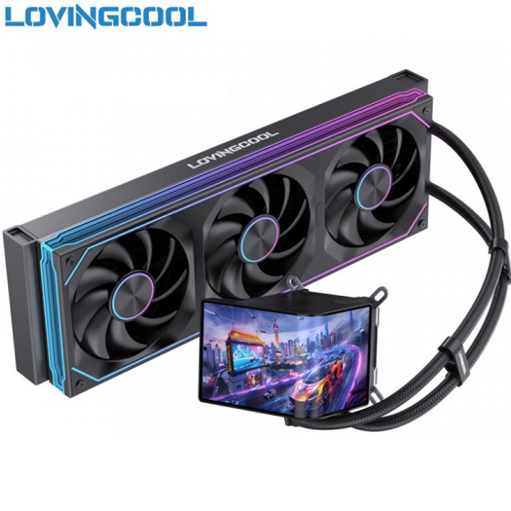 Система водяного охлаждения Lovingcool SC70 No Fans, черный (SC70 Black)