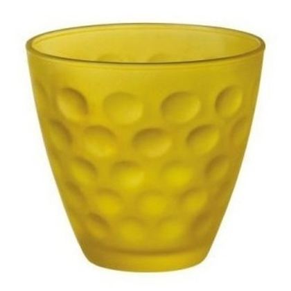 Стакан 250мл Bormioli Rocco Dots Soft желтый