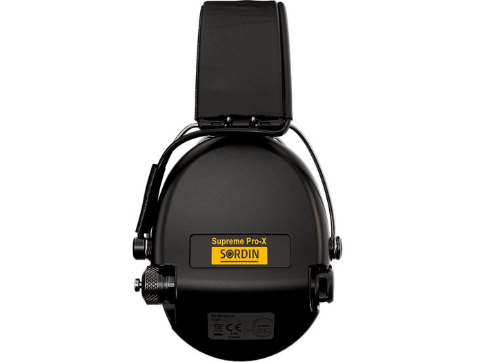 Наушники активные Sordin (MSA) Supreme Pro-X LED GEL, чёрные (SOR75302-X-13-S)