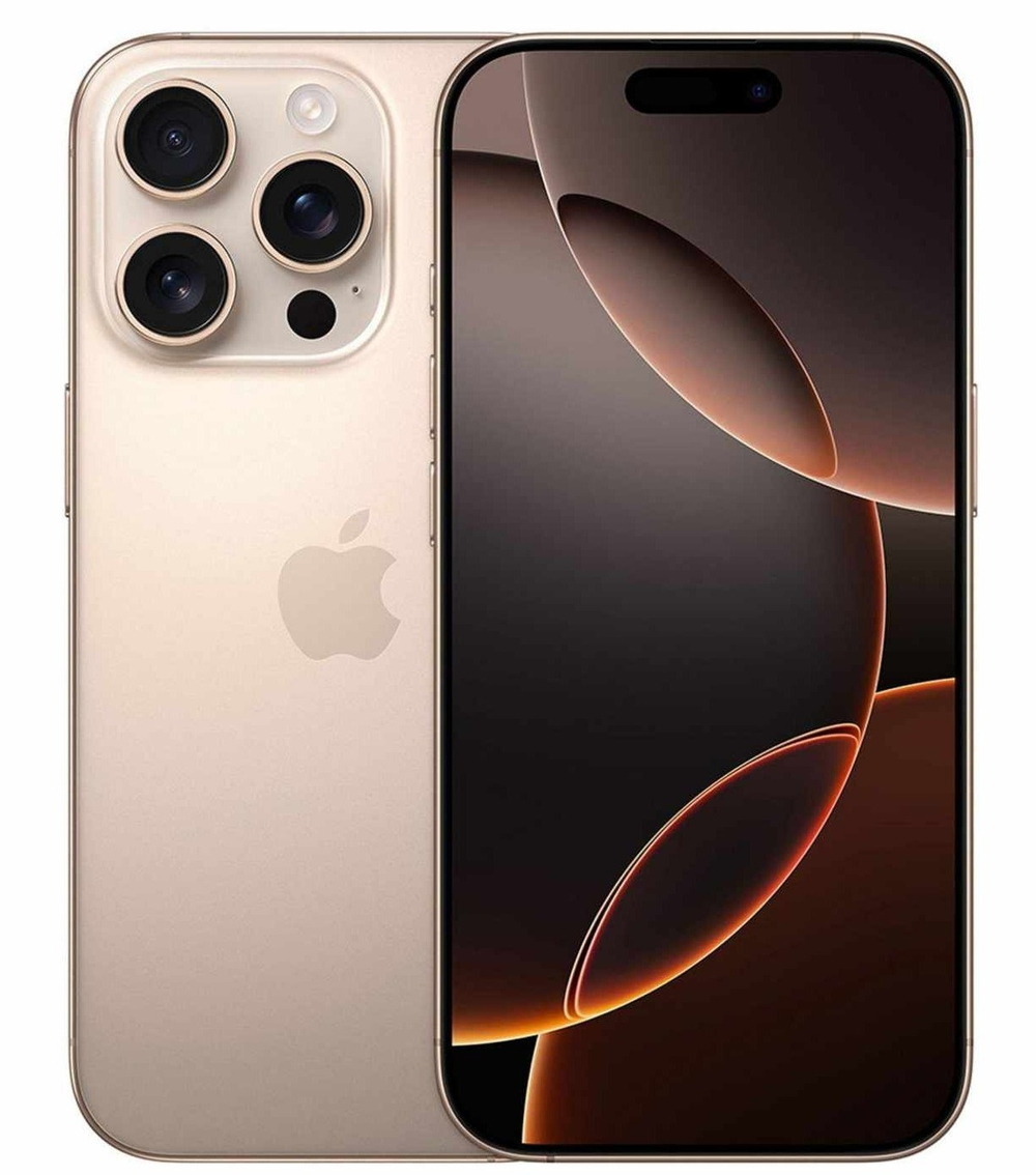Смартфон Apple iPhone 16 Pro 128 ГБ («Пустынный титан» | Desert Titanium)