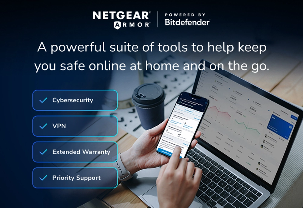 Wi-Fi MESH-система Netgear Orbi RBKE962 960 Series AX11000 Quad-Band Mesh Wi-Fi 6E System - 2шт в комплекте, белый