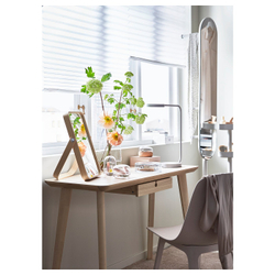 IKEA IKORNNES  (ИКЕА ИКОРННЕС)  -  Зеркало настольное - ясень 27х40 см