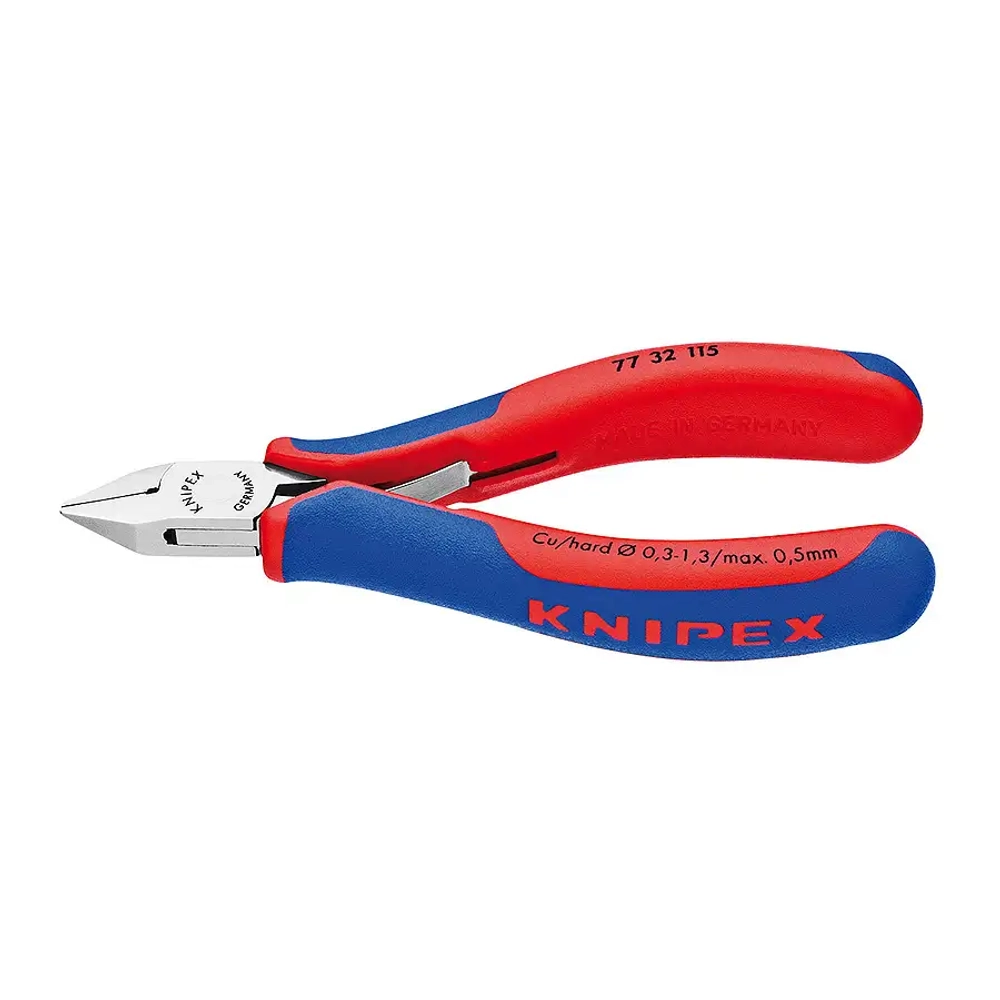 Кусачки боковые для электроники 115 мм Knipex 77 32 115