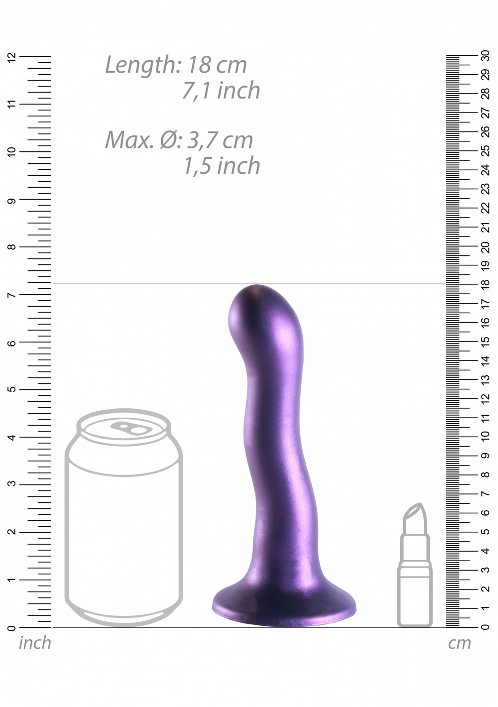 Фаллоимитатор Ultra Soft - 17 см
