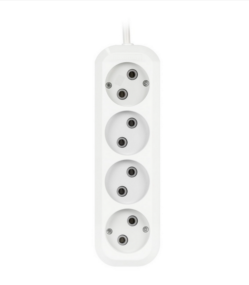 Удлинитель сетевой на 4розетки-5метров. Smartbuy SBE-10-4-05-N