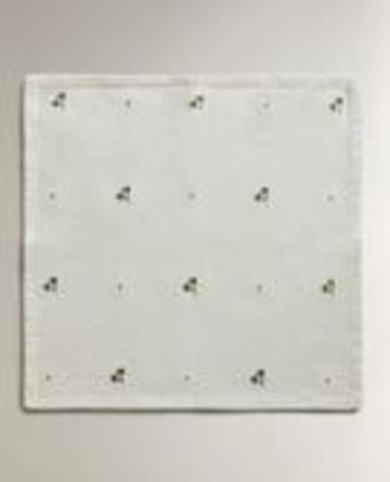 ZARA HOME САЛФЕТКИ С ВЫШИВКОЙ (2 ШТ.), ЭКРЮ