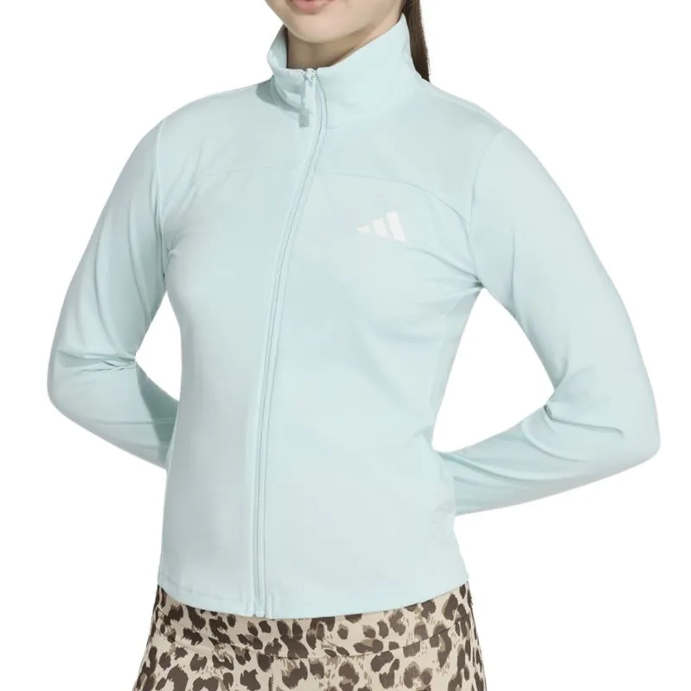 Кофта для девочки теннисная Adidas Kids Essentials Training - halo mint/white