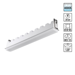 358242 SPOT NT19 489 белый Встраиваемый светильник IP20 LED 30W 85-265V HIELO
