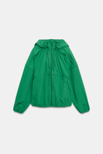 КУРТКА ИЗ ТЕХНИЧЕСКОЙ ТКАНИ С КАПЮШОНОМ — ZARA