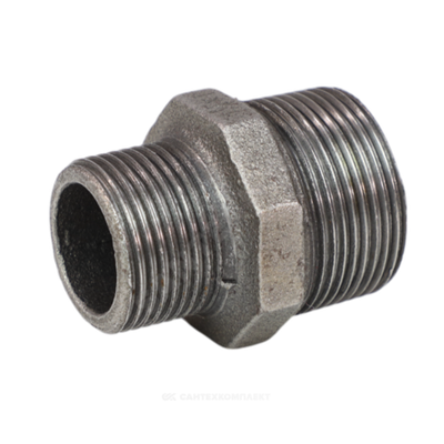Ниппель переходной чугун Ду 32х25 (1 1/4"х1") НР Fittex PLUS