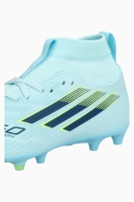 Бутсы adidas F50 League Mid FG/AG Junior - бирюзовый