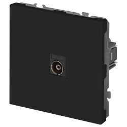 Розетка ЭРА Galaxy 15-3101-05 TV одиночная IP20 антрацит | Эра Galaxy