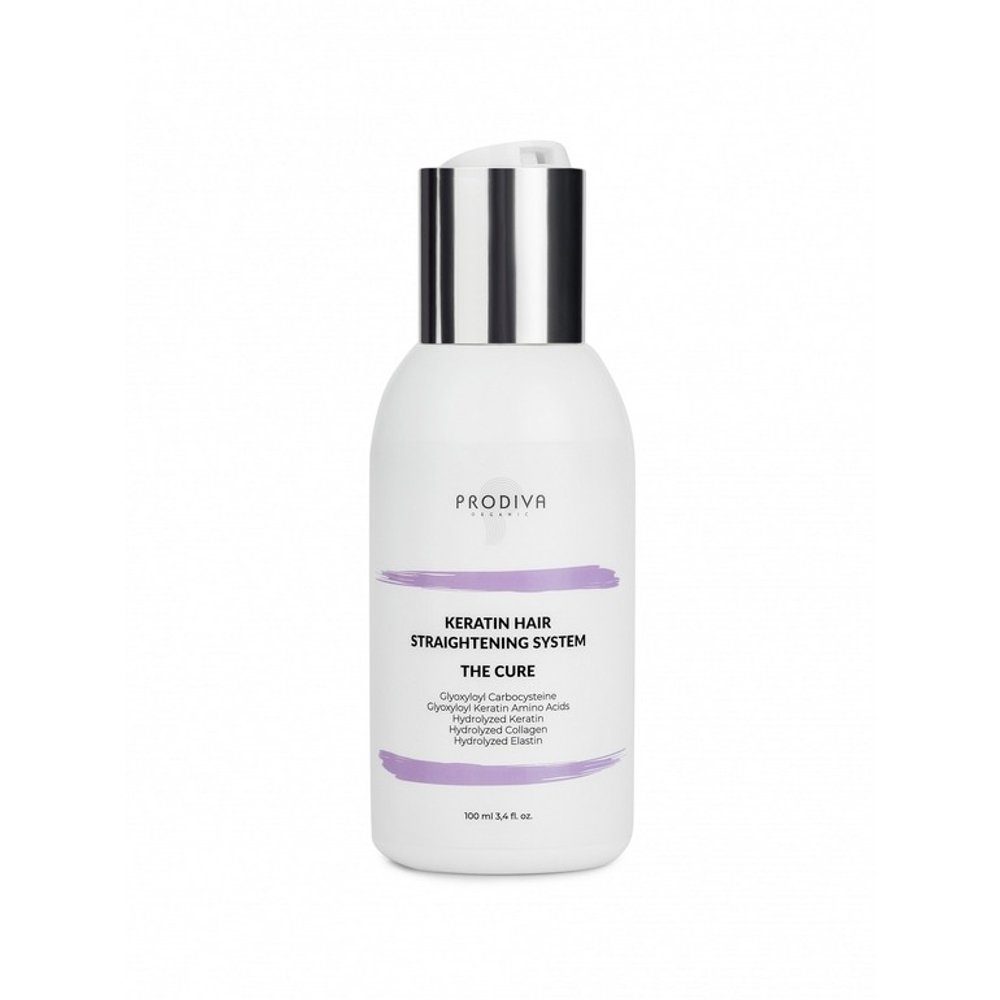 Маска-реконструктор для выпрямления волос KERATIN HAIR STRAIGHTENING SYSTEM THE CURE (100 мл)