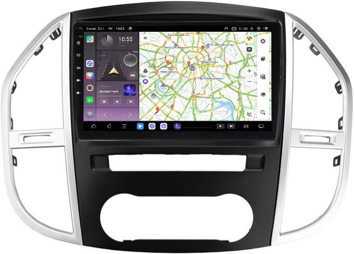 Магнитола для Mercedes-Benz Vito 2014+ - Kuberg OL-1946 QLed, Android 13, Быстрейшая, CarPlay, SIM-слот