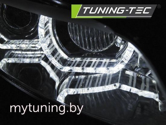 Передние фары ANGEL EYES LED CHROME HID для BMW 3 E92 E93
