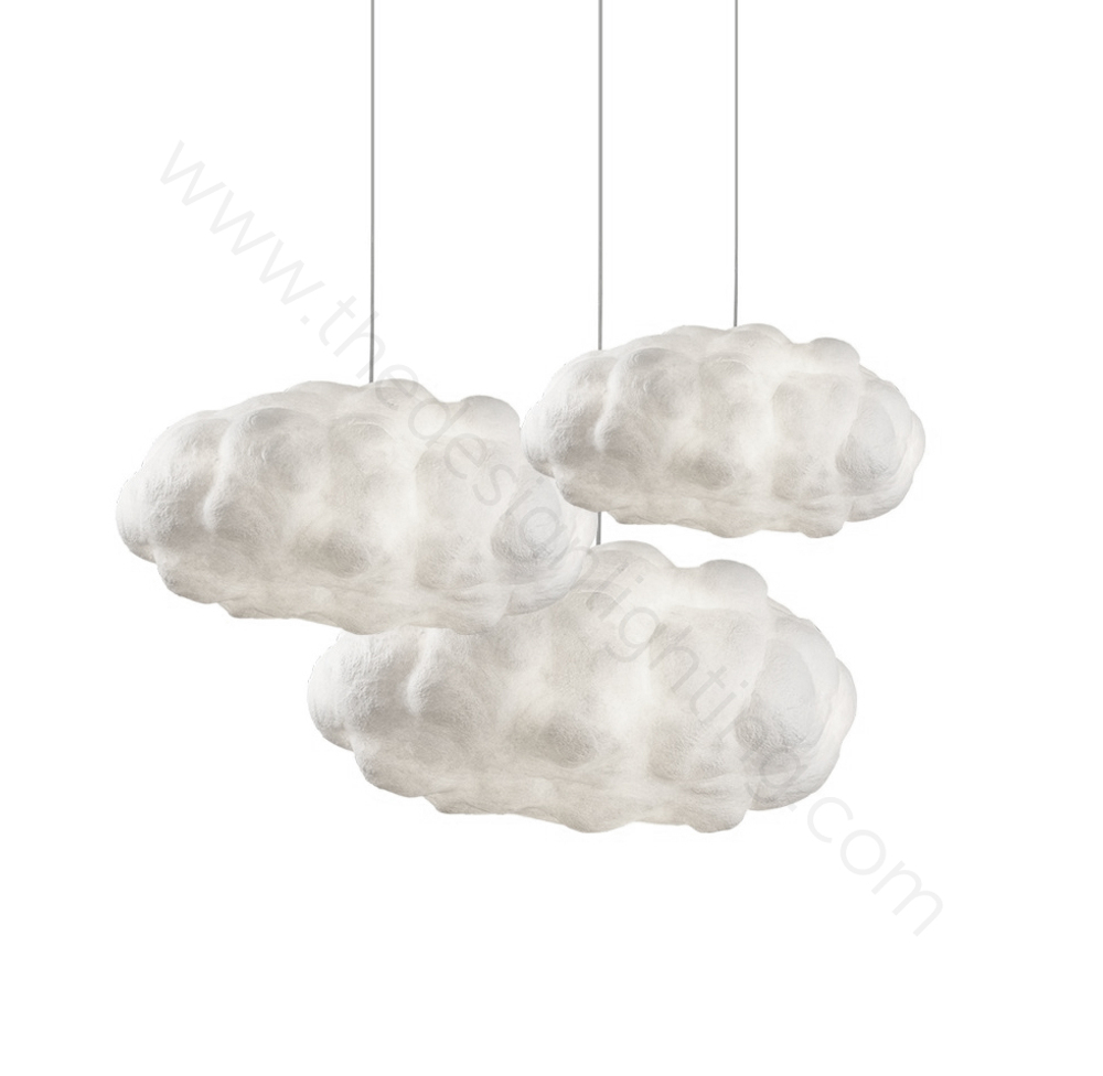 Pendant design lamp Mamacloud Light by Frank O. Gehry