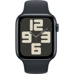 Apple Watch SE, 40мм, из алюминия цвета «тёмная ночь», спортивный ремешок (2023)