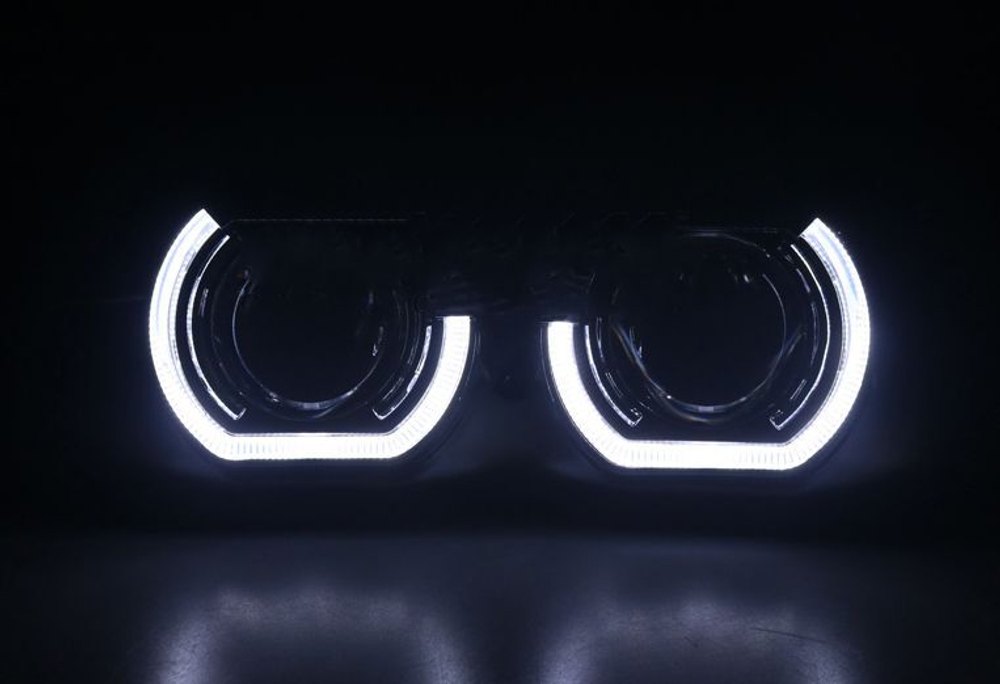 Бленда (маска) для линз BMW 2.0 Led (Left Левая) ДХО с функцией притухания 3.0 дюйма, 1шт
