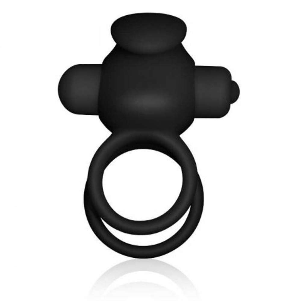 Эрекционное виброкольцо Power DUO clit cockring