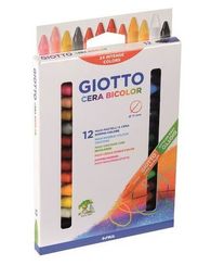 Мелки Giotto GIOTTO CERA BICOLOR 12 штуки