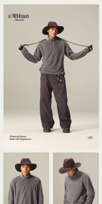 Свитшот Nothomme BlueMonte Half-Zip Warm серый