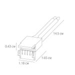 Коннектор для ввода питания Arte Lamp STRIP-ACCESSORIES A30-10-1CCT