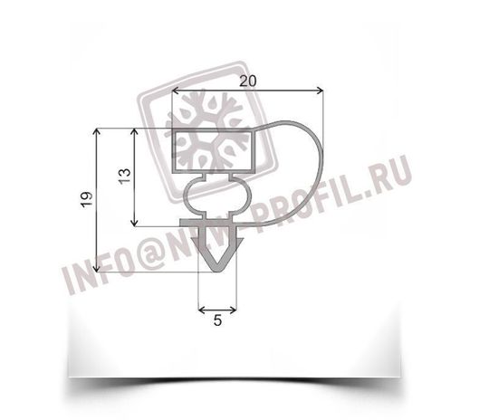 Уплотнитель для барного холодильника Convito JGA-SC68 635*415 мм по пазу(004 АНАЛОГ)