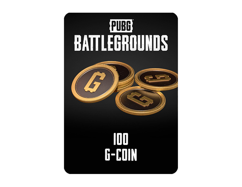 Игровая валюта PUBG: Battlegrounds - 100 G-Coin [Цифровая версия] (для ПК, цифровой код доступа)